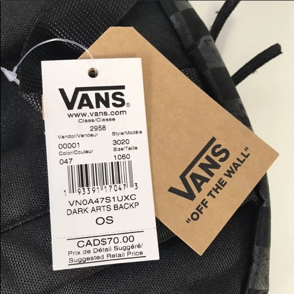 Vans x Harry Potter Dark Arts Backpack Bag - Picture 8 of 8